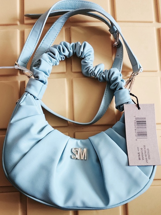 Steve Madden Handbags - Steve Madden Mint Green Ruched Shoulder Bag
